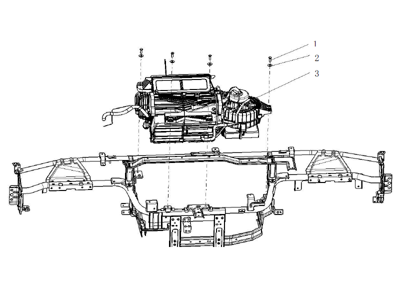 Shacman X6000 Cab Air Condition