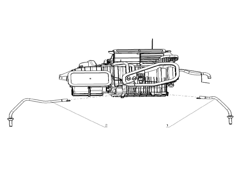 Shacman X6000 Cab Heater Device （With Air Condition）