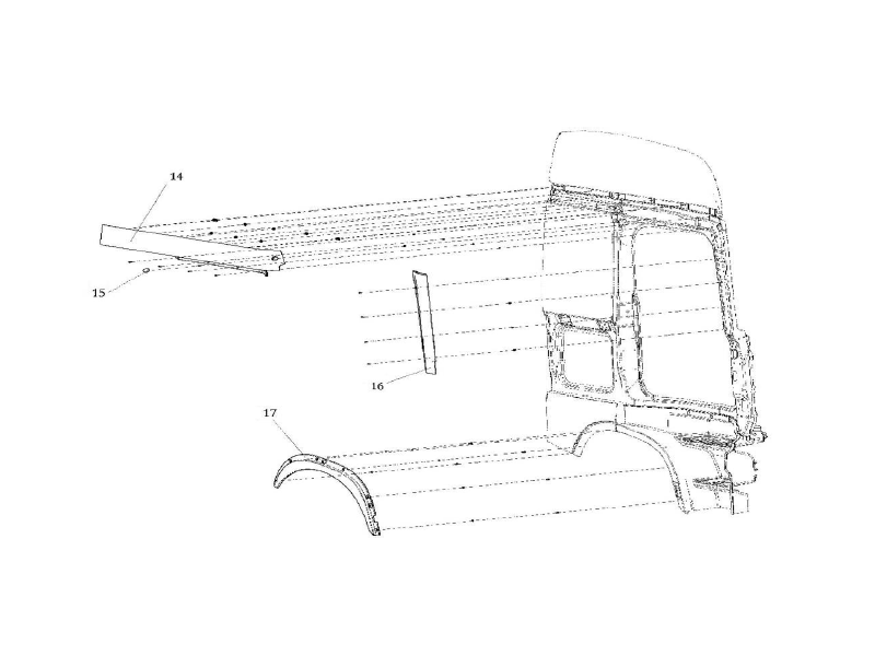 Shacman X6000 Cabin Exterior Components