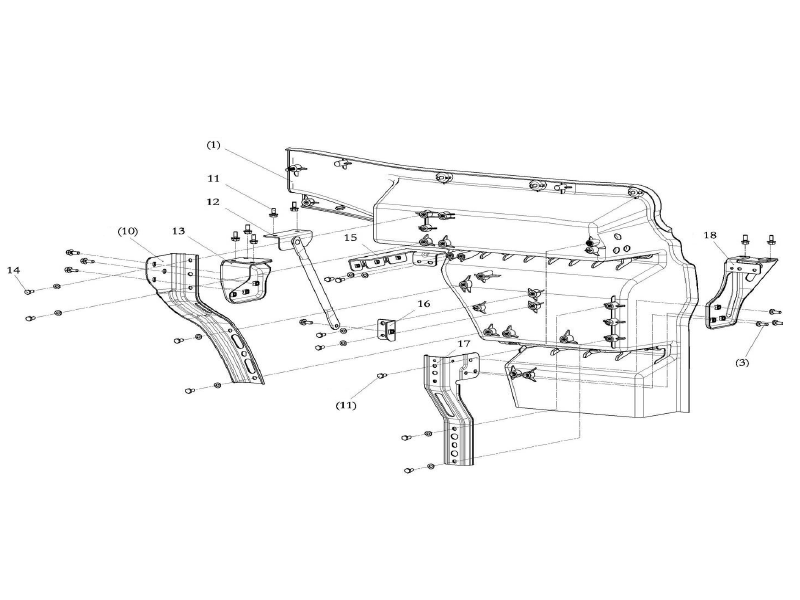 Shacman X6000 Cabin Step Assy_lh
