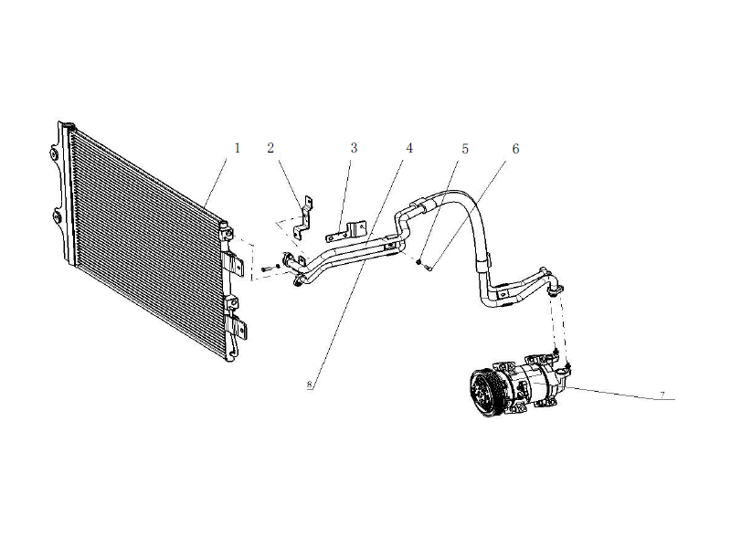 Shacman X6000 Chassis Air Condition