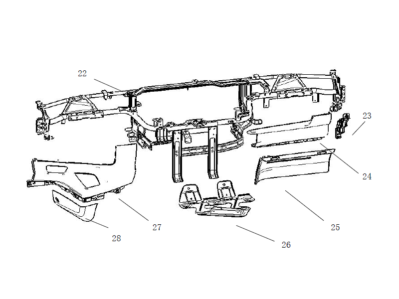 Shacman X6000 Dashboard Assy