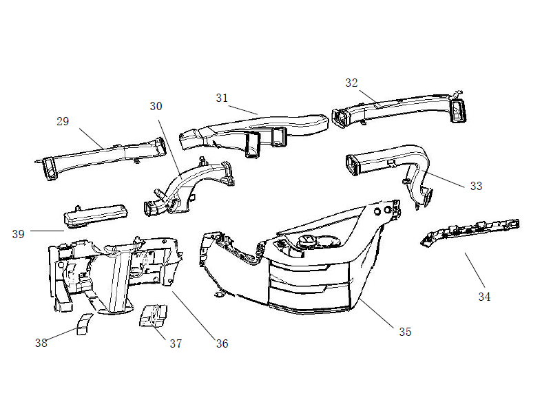 Shacman X6000 Dashboard Assy