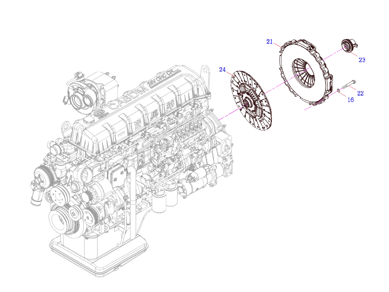 FAW Clutch Logic Assembly