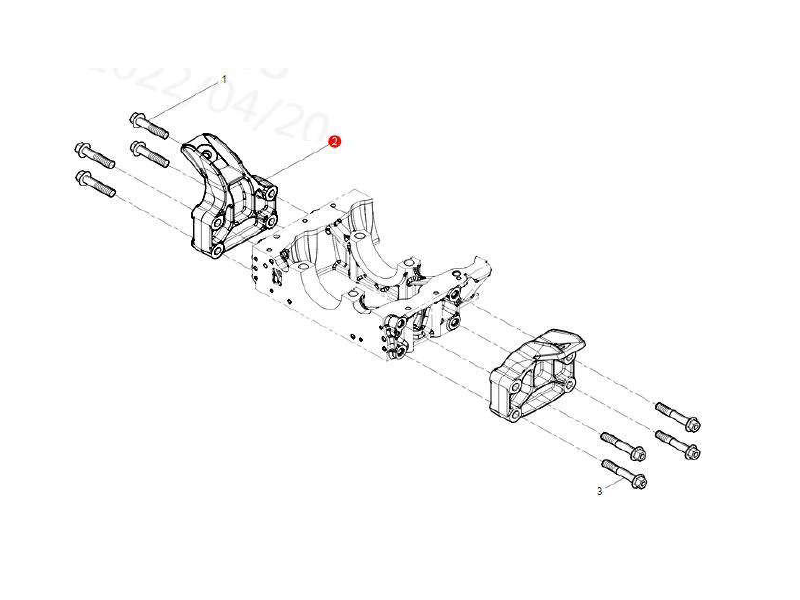 FAW  Engine Aseembly-Alternator Bracket Group