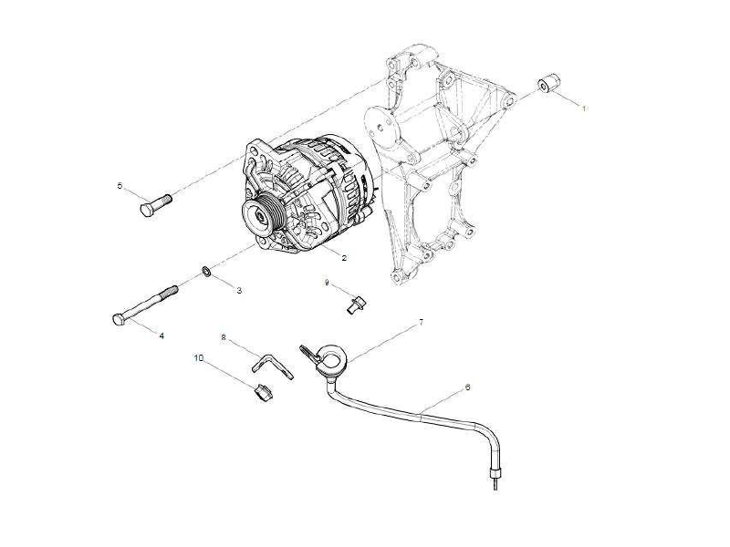 FAW Engine Aseembly-Alternator Group