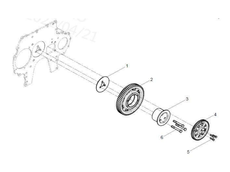 FAW Engine Aseembly-Gear Drive Group