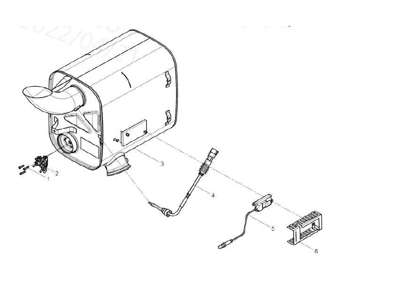FAW Engine Aseembly-SCR Box Assembly
