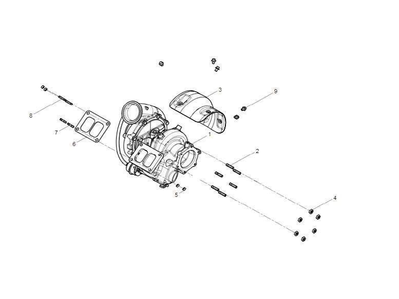 FAW Engine Aseembly-Turbocharger Group