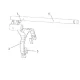FAW Transmission Assembly-3Rd/4Th Shifting Fork Shaft Assembly