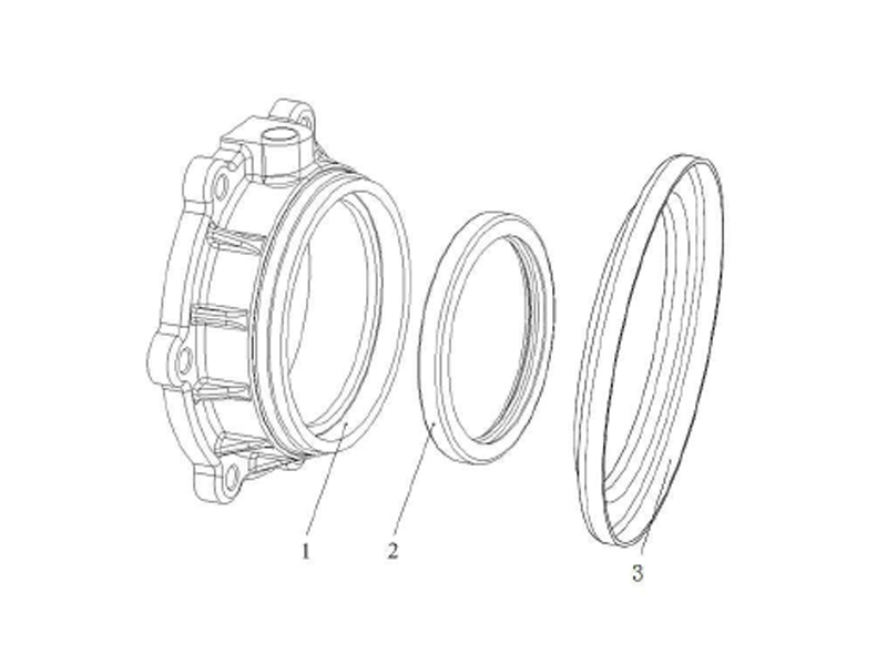 FAW Transmission Assembly-Rear Bearing Assy Of Main Shaft Assembly And  Dustproof Cover