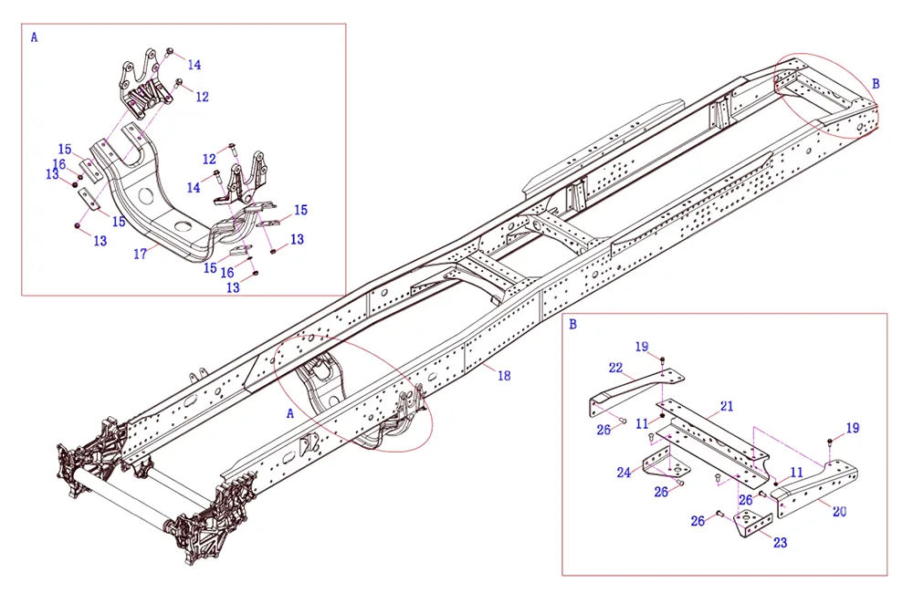 FAW Truck Frame