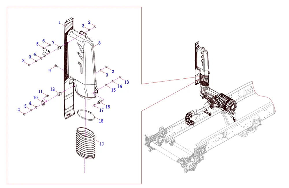 FAW Truck Fuel Supply System- Air Intake System Module