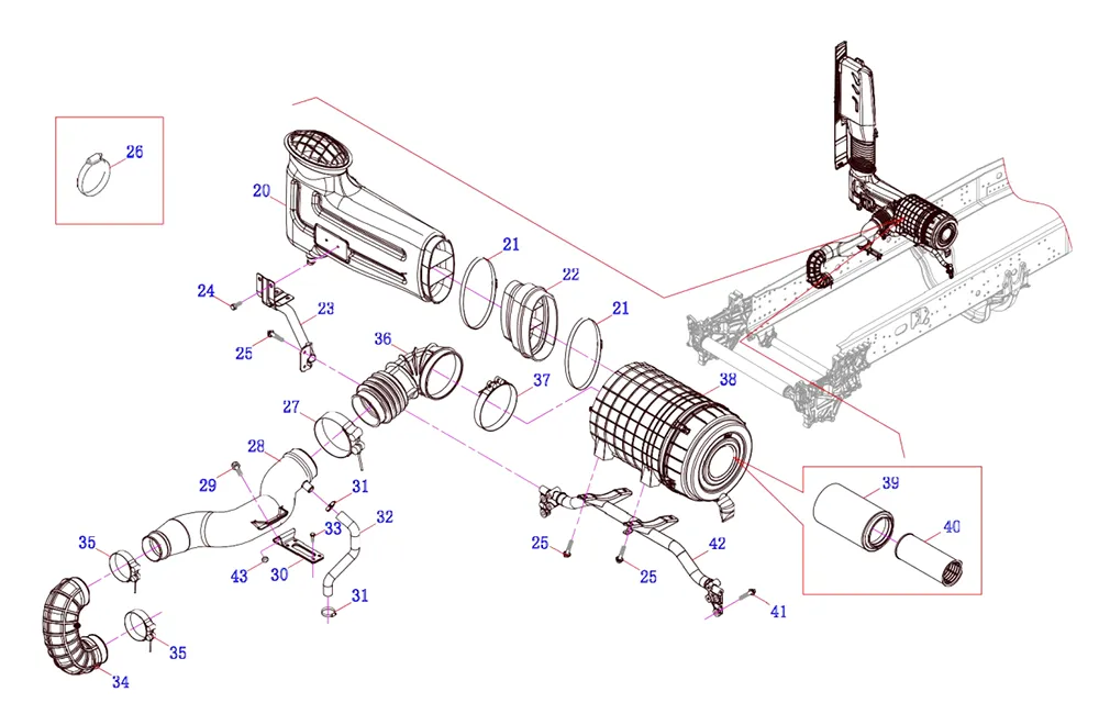 FAW Truck Fuel Supply System- Air Intake System Module