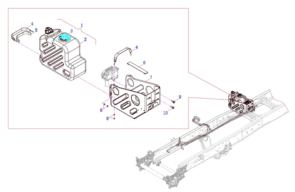FAW Truck Fuel Supply System- Reductant Supply And Injection System
