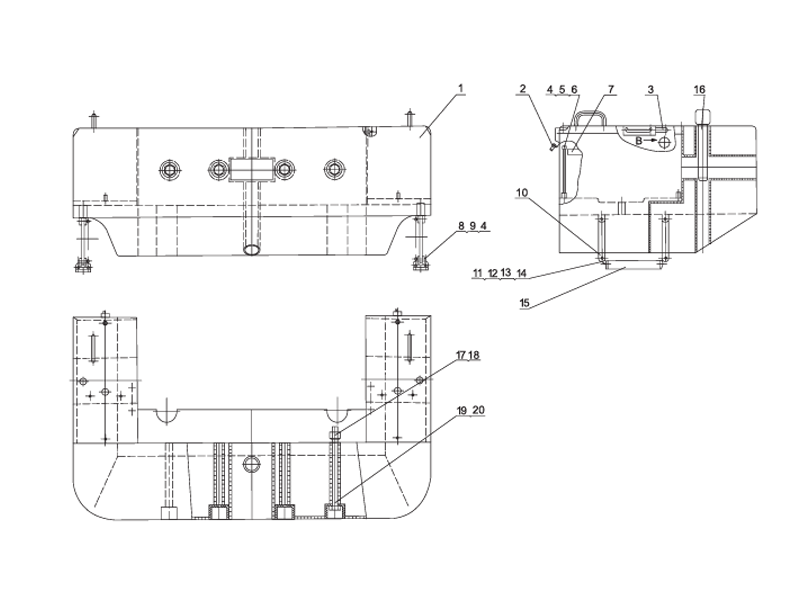 SHANTUI SL60W Wheel Loader -Counter Weight Assembly