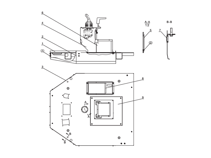 SHANTUI SL60W Wheel Loader -Floor Assembly
