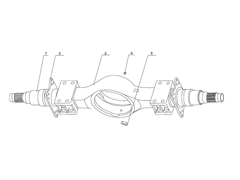 SHANTUI SL60W Wheel Loader -Housing Assembly (Xuzhou Meritor)