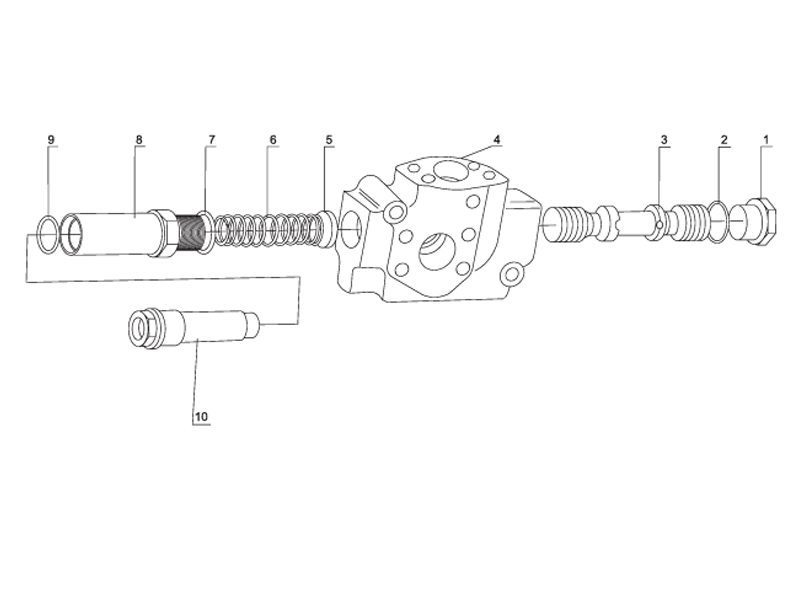 SHANTUI SL60W Wheel Loader -Priority Valve Assembly