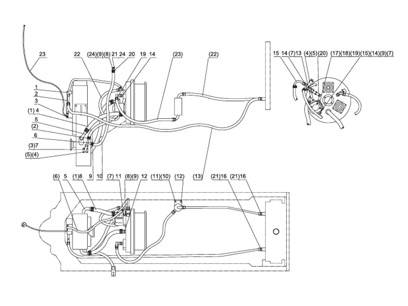 SHANTUI SL60W Wheel Loader -Transmission Hydraulic System