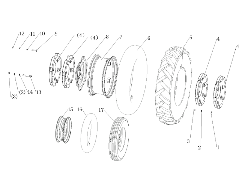 Dongfeng Directive Wheel and Drive Wheel
