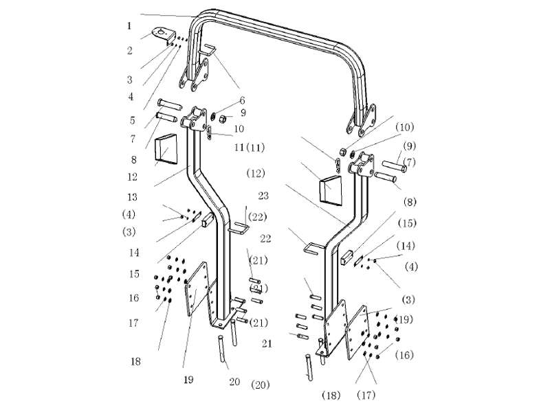 Dongfeng Folding Safety Frame