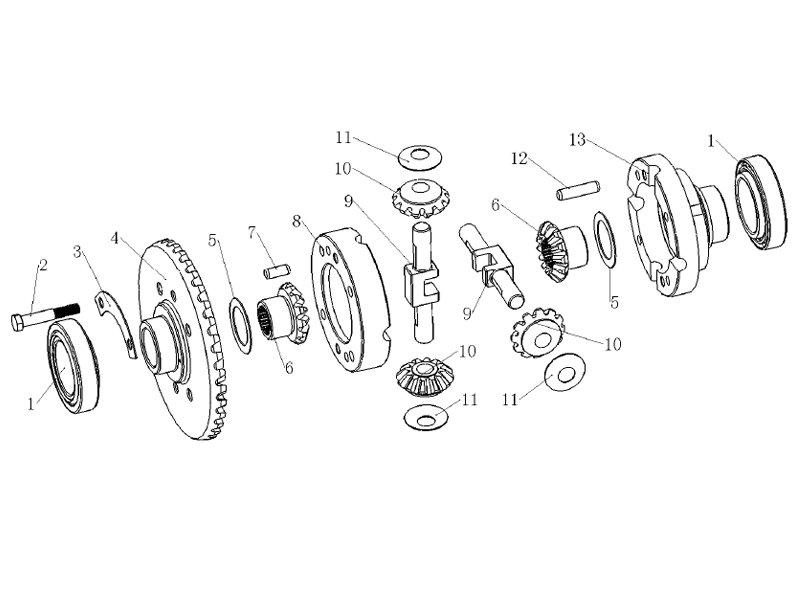 Dongfeng Front Wheel Drive Axle ( 304.31.014A Assembly )