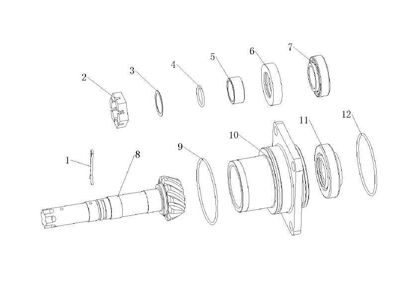 Dongfeng Front Wheel Drive Axle ( 304.31.022-1 Assembly )