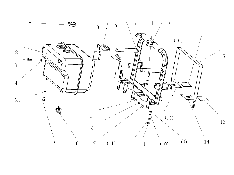 Dongfeng Fuel Tank