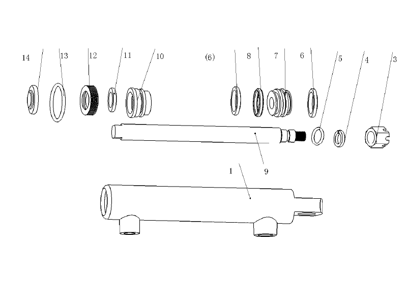Dongfeng Steering Cylinder Assy