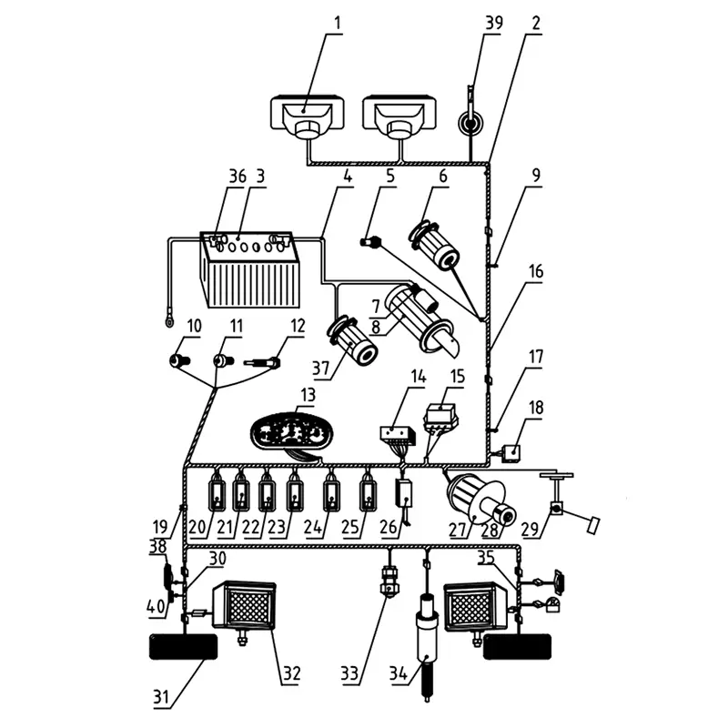 Dongfeng Truck Electrical System