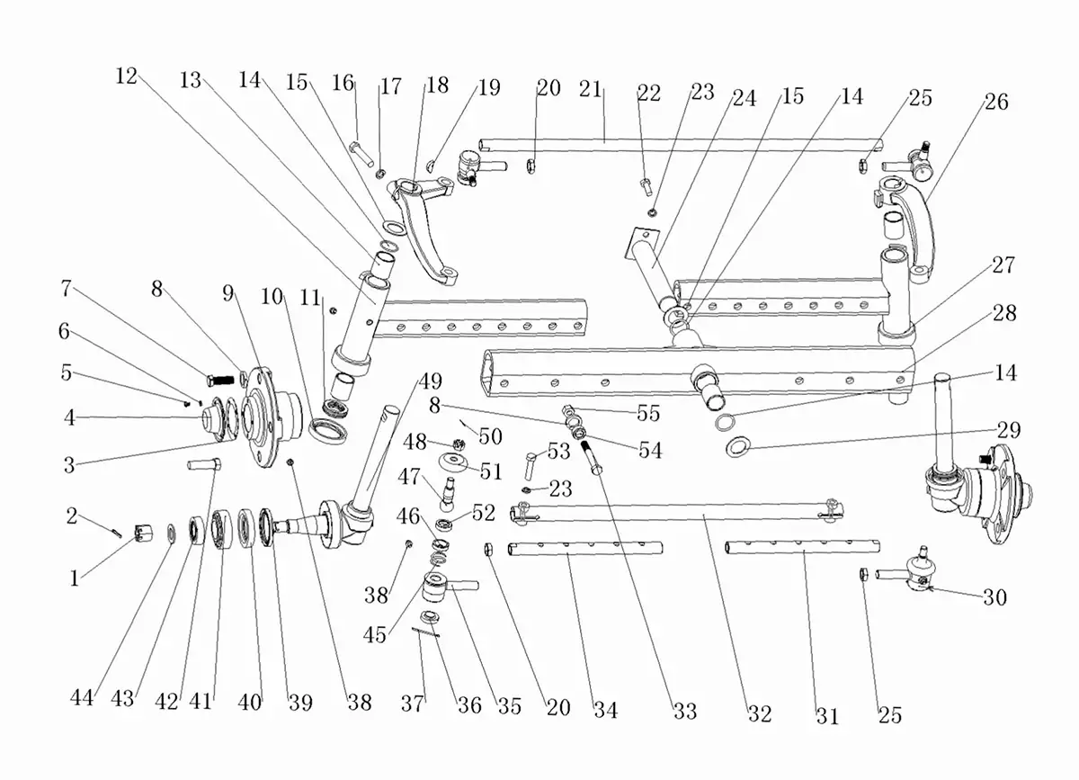 Dongfeng Truck Front Axle