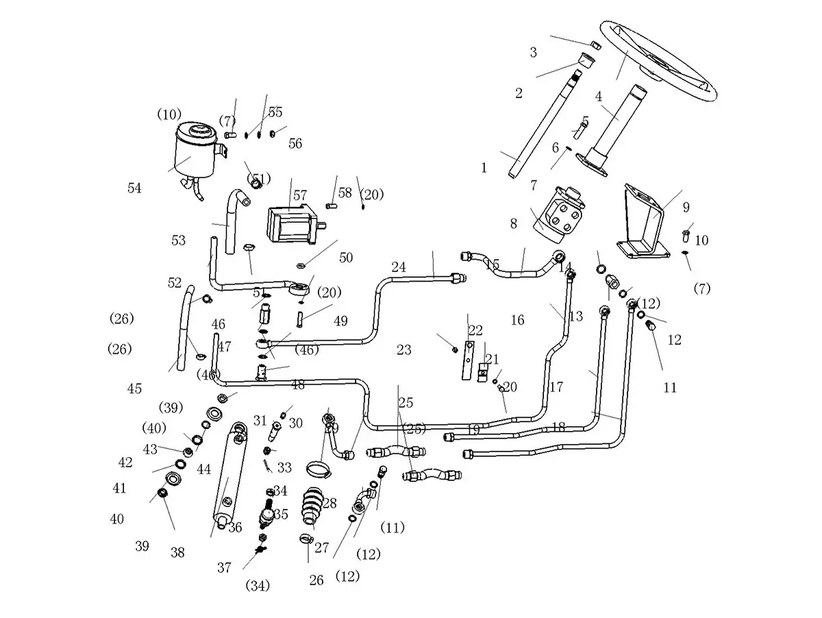 Dongfeng Truck Hydraulic Steering System