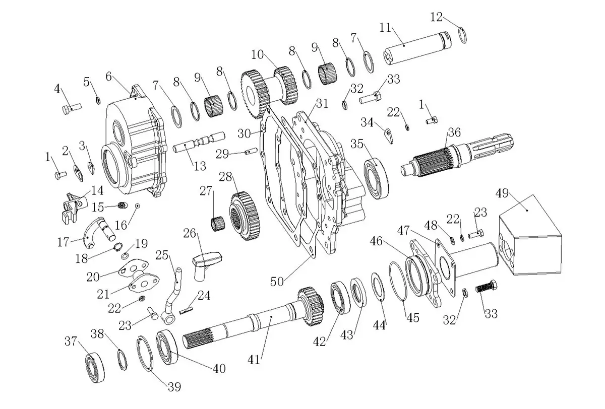 Dongfeng Truck PTO Assembly