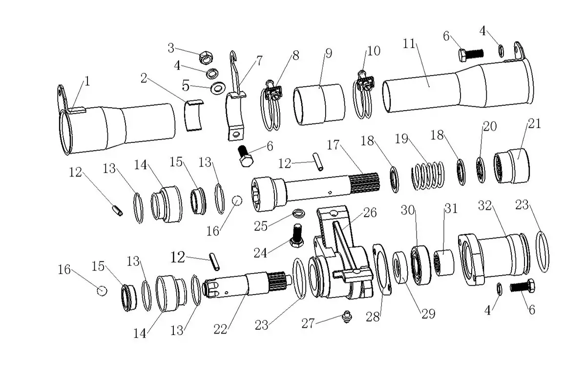 Dongfeng Truck Transmission Shaft