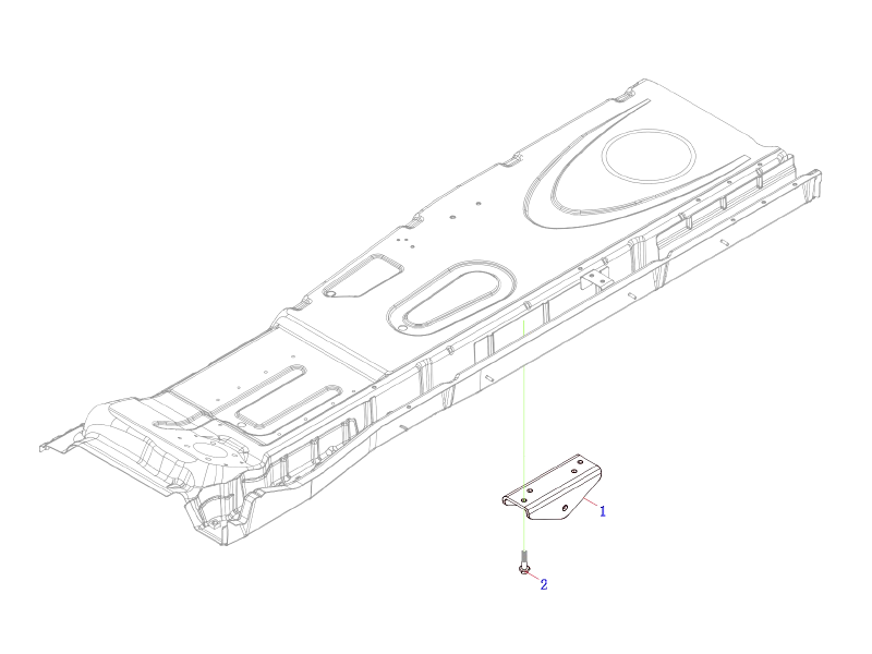 FAW Cab Tipping Support Assembly(Upper Assembly)
