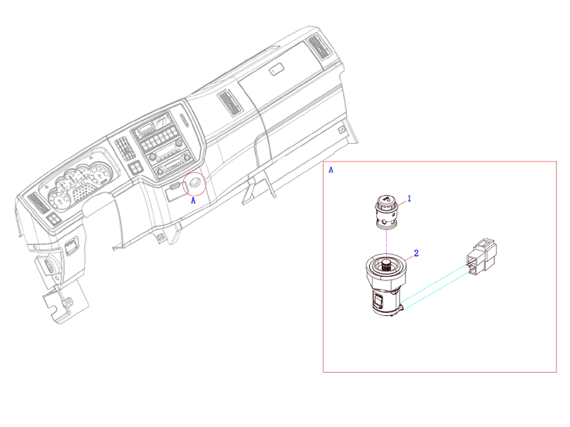 FAW Cigarette Lighter Logical Assembly
