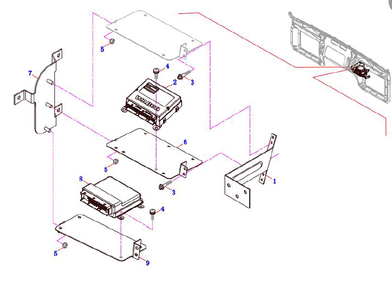 FAW Control Unit Logic Assembly