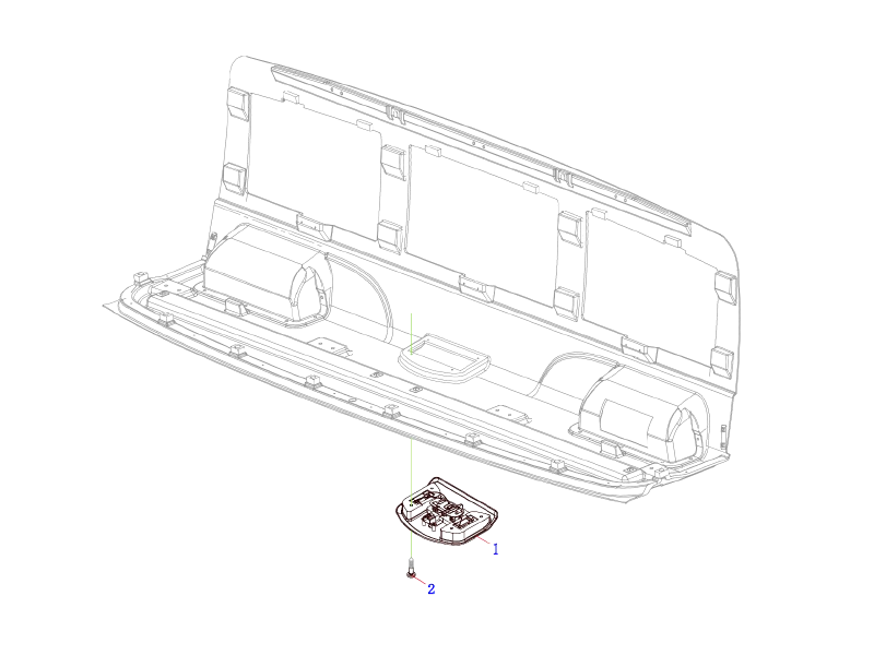 FAW Door Opening Alaem Lamp Assembly