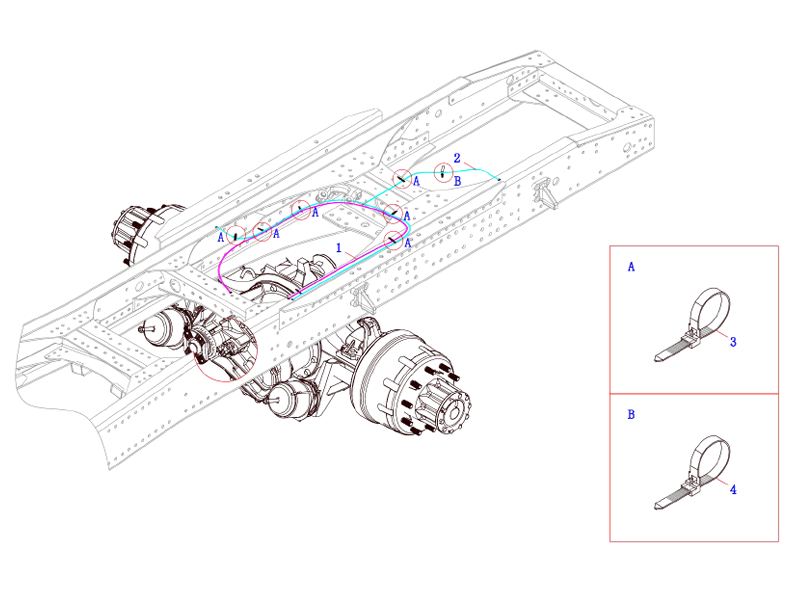 FAW Drive Axle Pipeline Logic Assembly