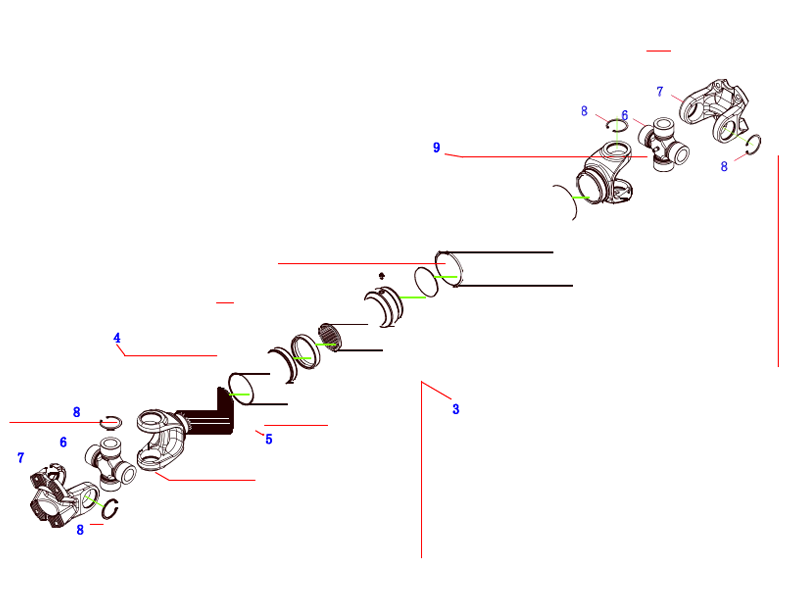 FAW Drive Shaft Logic Assembly