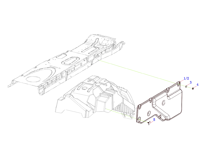 FAW Engine Side Guard Assembly