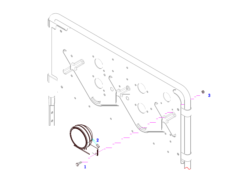 FAW Rear Hand Lamp Assembly