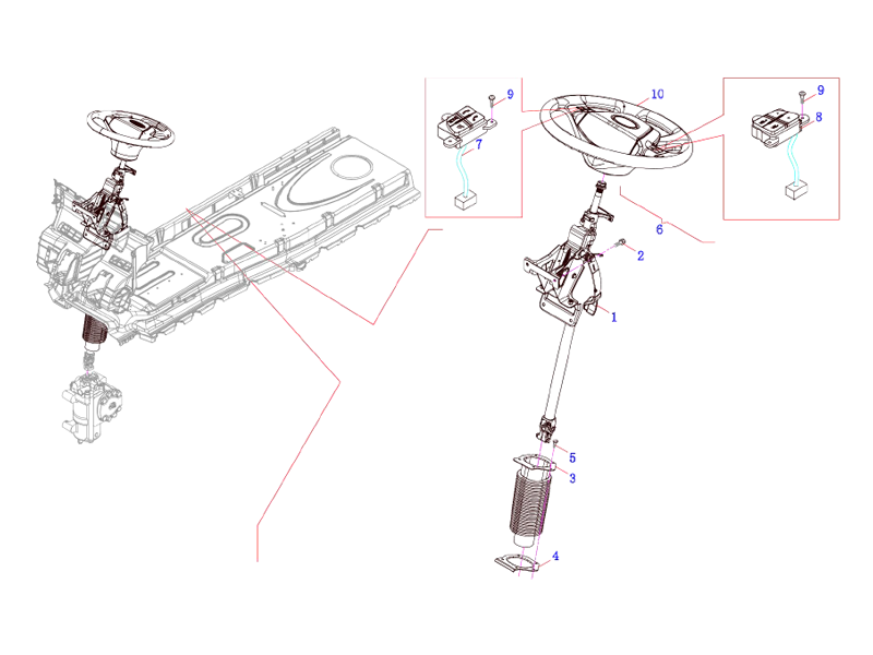 FAW Steering Control And Transmission Module
