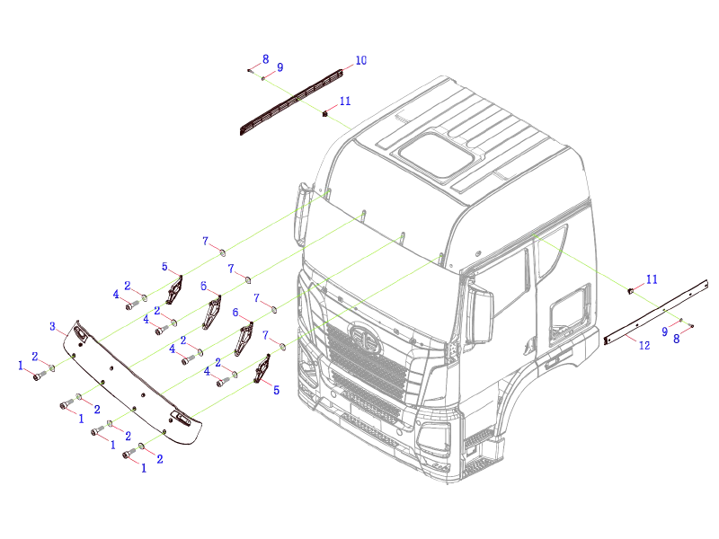 FAW Top Cover Exterior Armour Module
