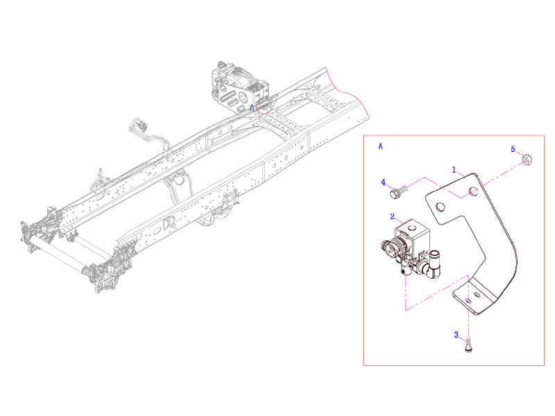 FAW Water Heating Solenoid Valve Logic Assembly