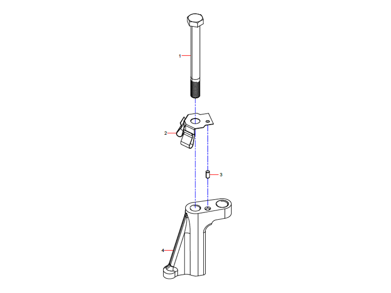 SANY Bracket Assembly, EVB