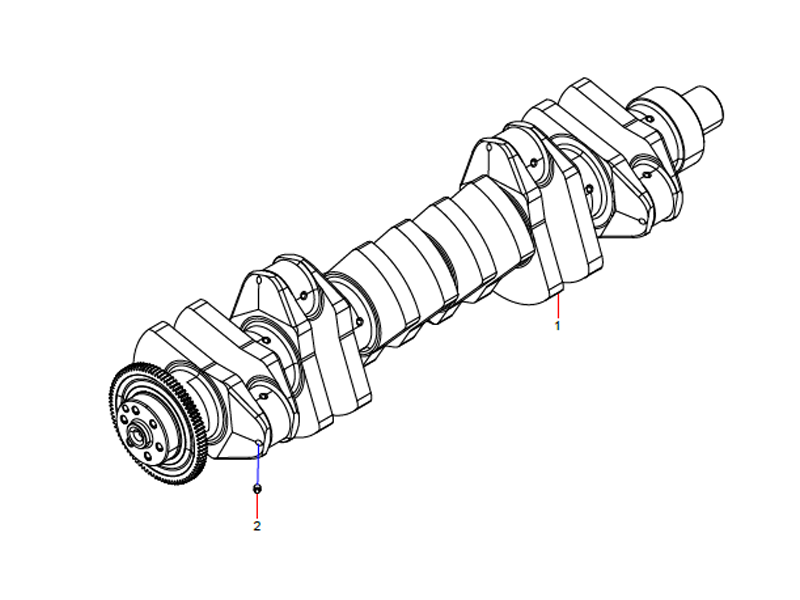 SANY Crankshaft Assembly
