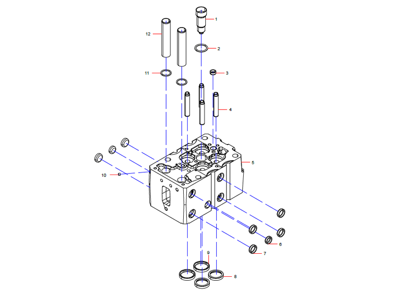 SANY Cylinder Head Subassembly
