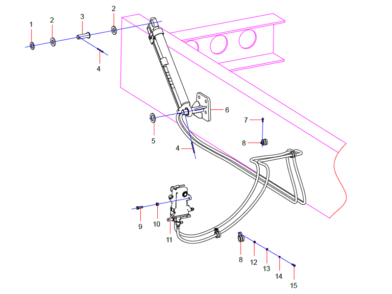 SANY Driver Compartment Lifter Installation